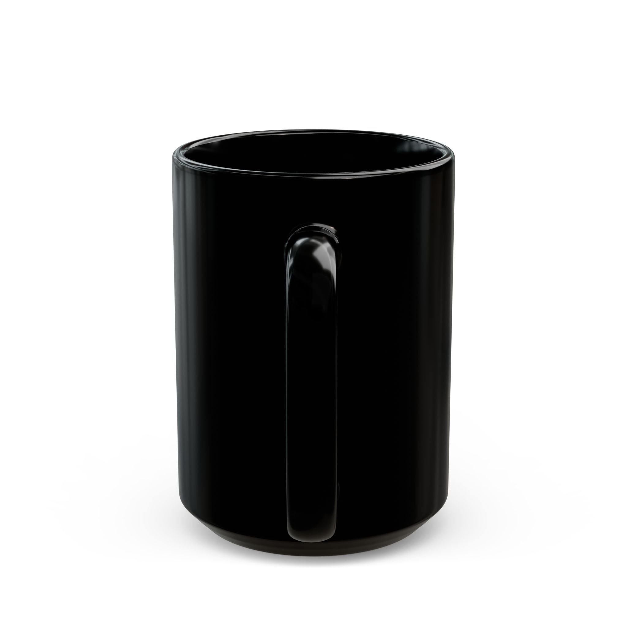 Hand Painted Acrylic Phoenix Star Print Mug- Black(11oz & 15oz)