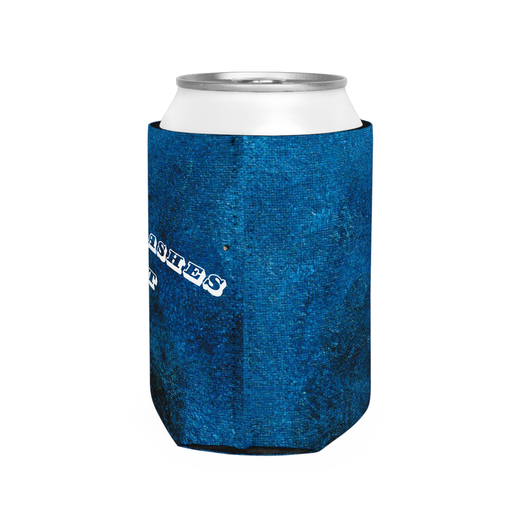 RisingAshesArt Logo Blue Can Cooler Sleeve