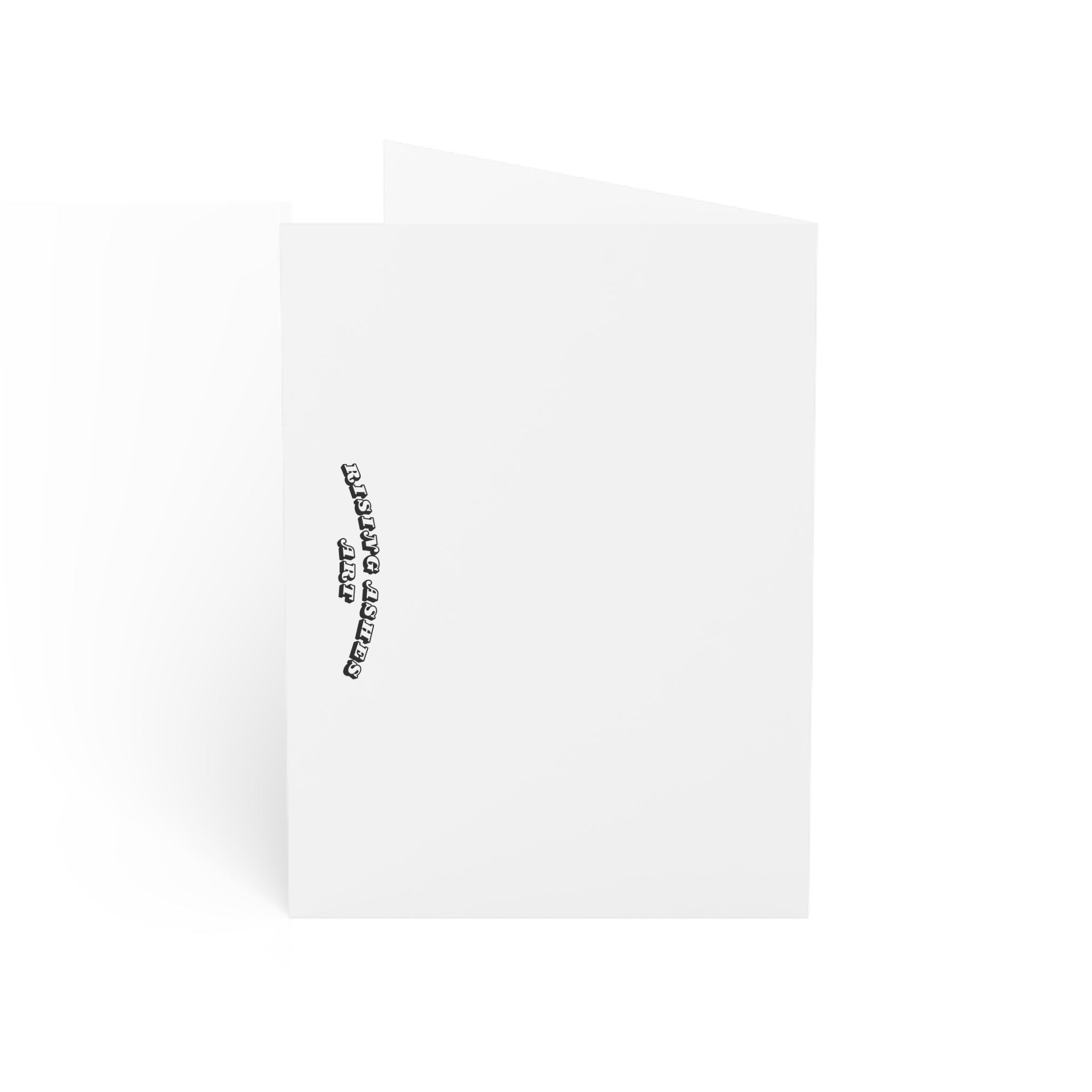 RisingAshesArt Logo Greeting Cards- (1pc, 10pc, 30pc, 50pc)