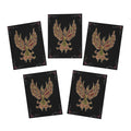 Hand Painted Acrylic Phoenix Print Greeting Cards — (5 Pack)