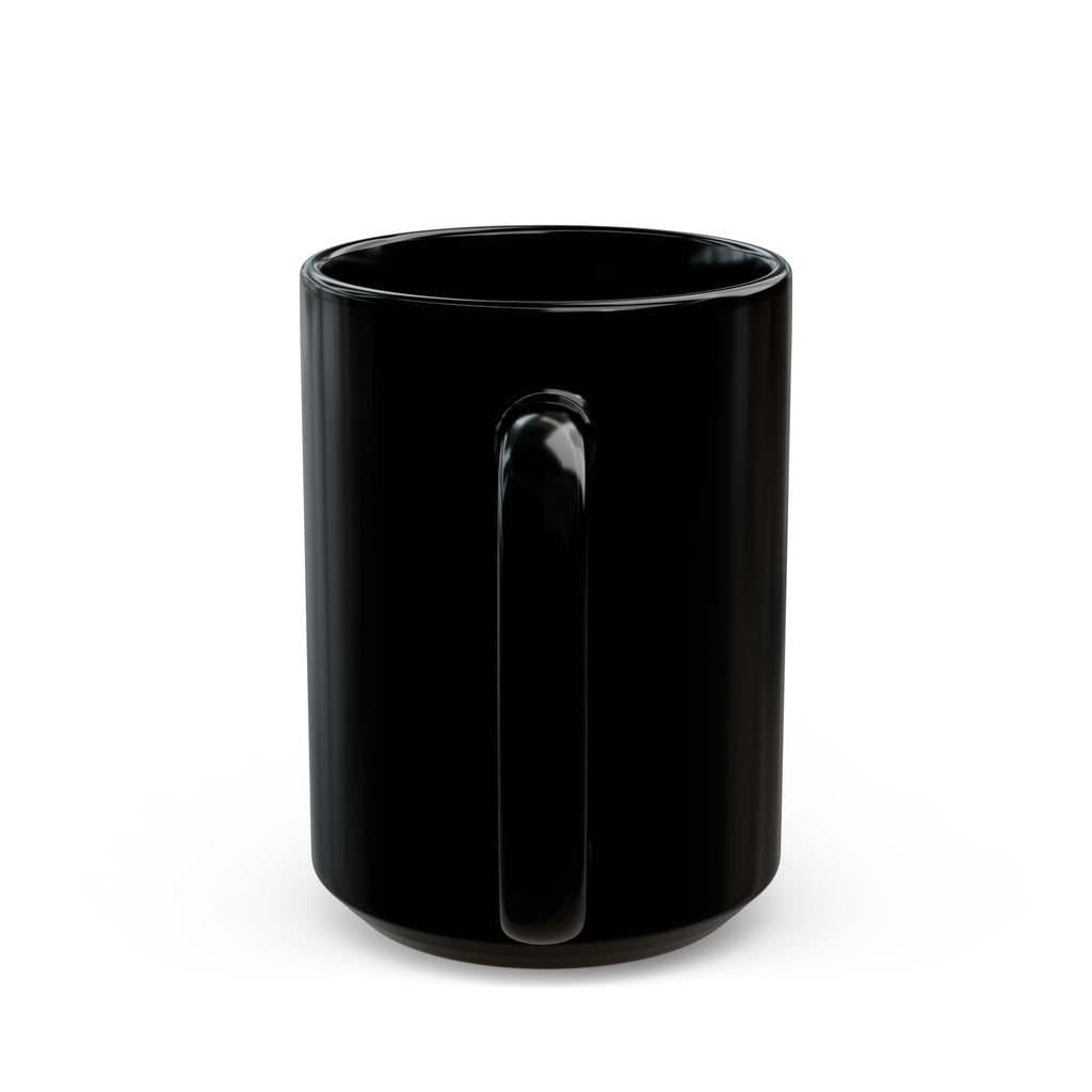 Hand Painted Acrylic Phoenix Print Mug- Black(11oz & 15oz)